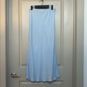 Sky Blue Maxi Skirt